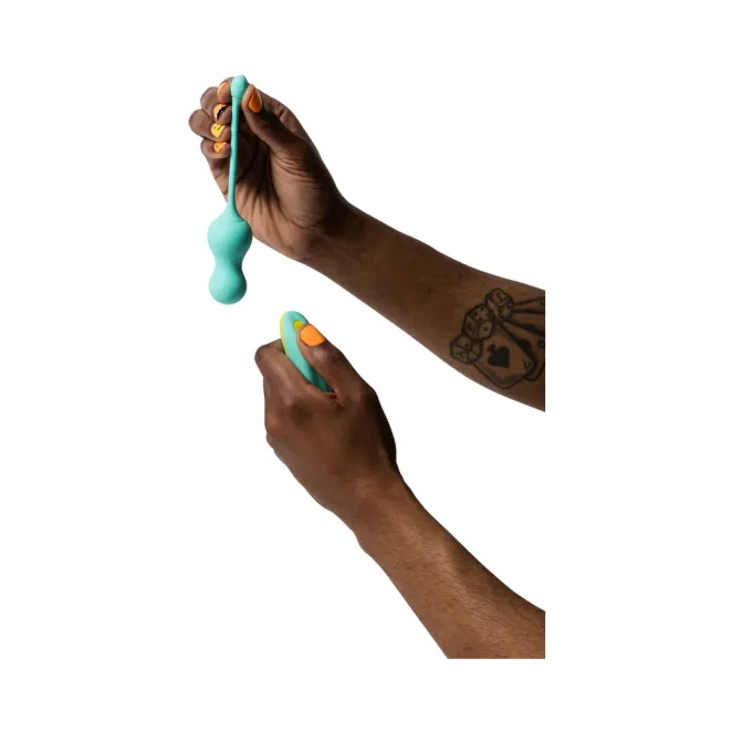 ROMP Cello Remote-Controlled Silicone G-Spot Egg Vibrator Teal
