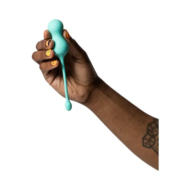 ROMP Cello Remote-Controlled Silicone G-Spot Egg Vibrator Teal