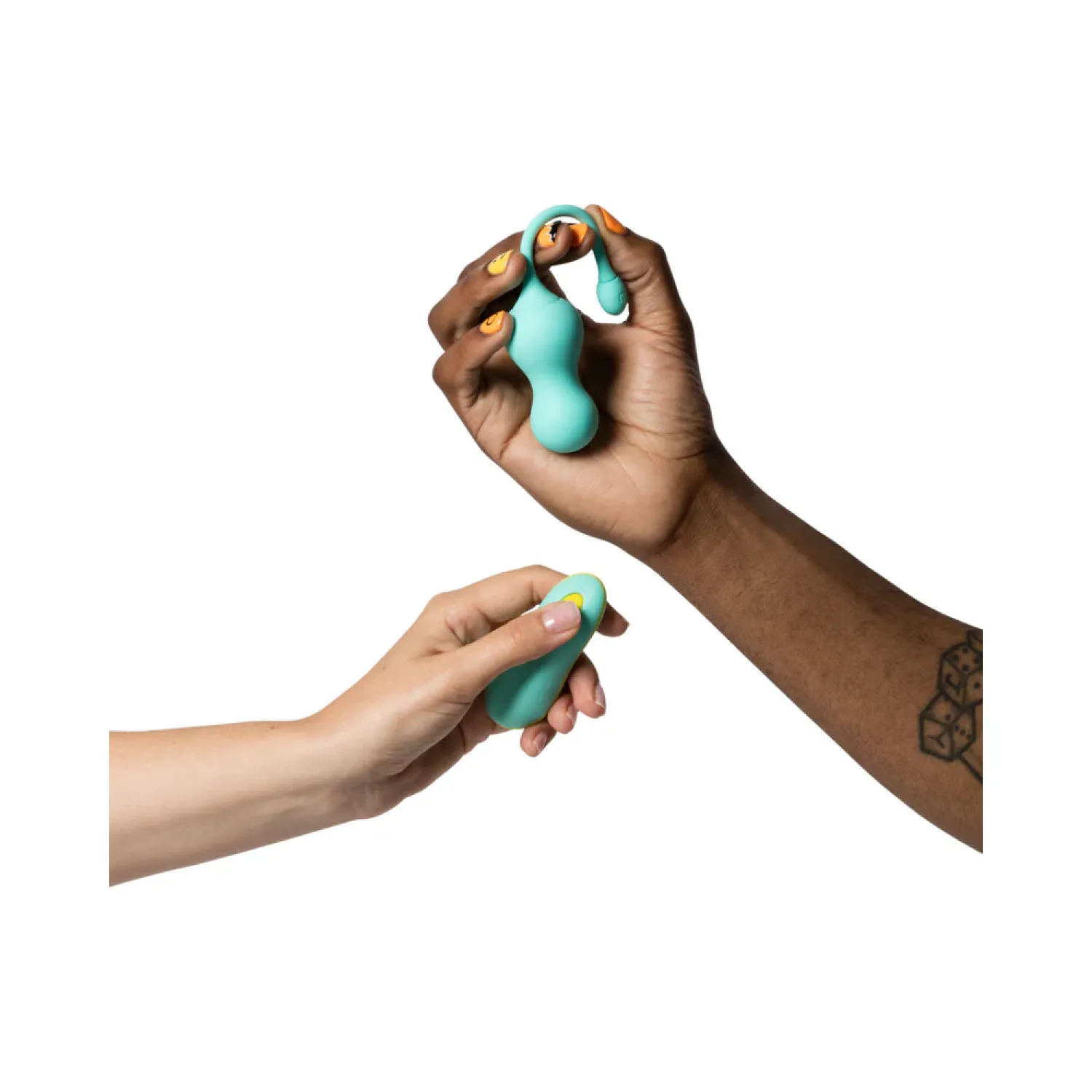ROMP Cello Remote-Controlled Silicone G-Spot Egg Vibrator Teal