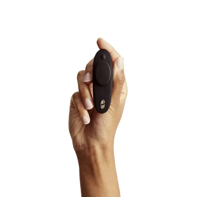 We-Vibe Moxie+ Remote-Controlled Silicone Wearable Clitoral Vibrator Black