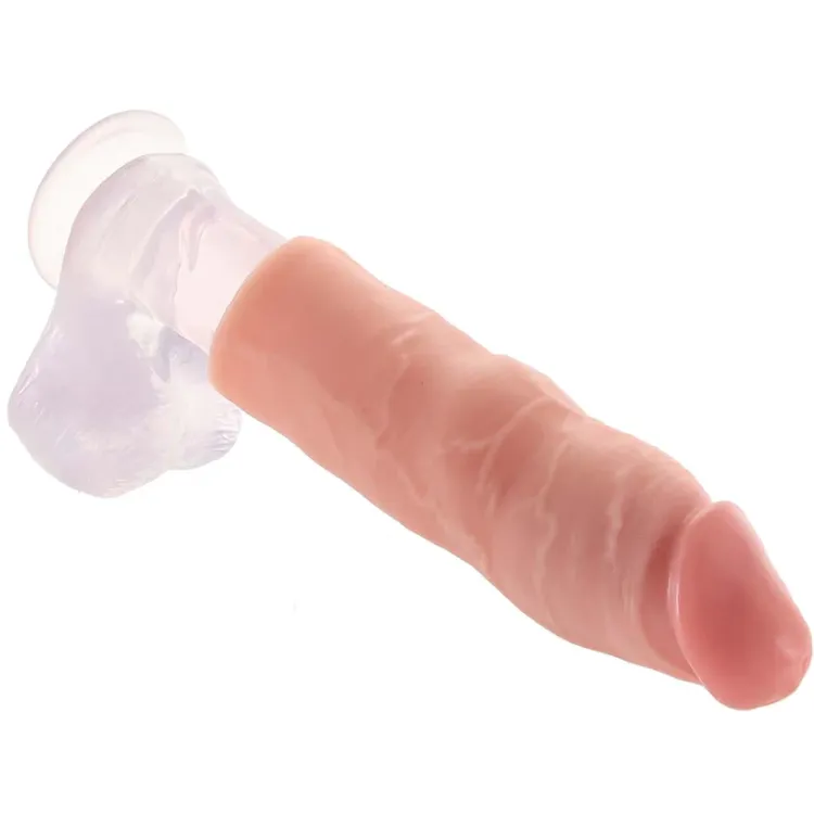 X-tensions Elite 7 in. Silicone Sleeve with 1 in. Extender Beige X-tensions Elite 7 in. Silicone Sleeve with 1 in. Extender Beige