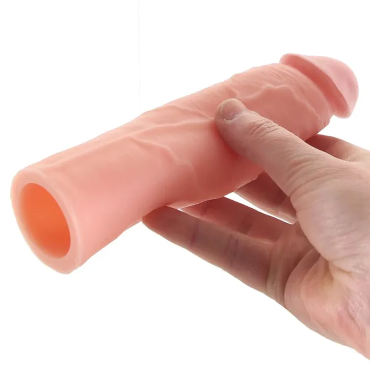 X-tensions Elite 7 in. Silicone Sleeve with 1 in. Extender Beige X-tensions Elite 7 in. Silicone Sleeve with 1 in. Extender Beige