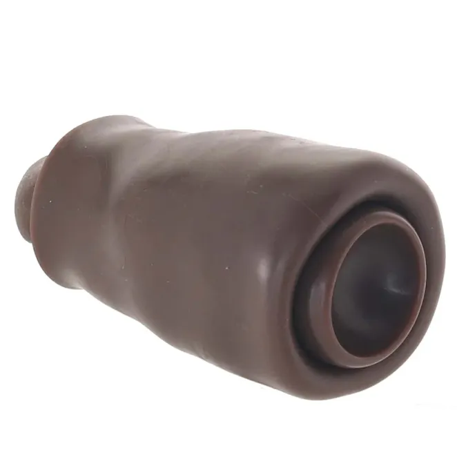 X-tensions Elite 9 in. Silicone Mega Extension Sleeve with 3 in. Extender Brown
