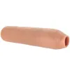 X-tensions Elite Uncut 7 in. Open-Ended Silicone Enhancement Sleeve Tan X-tensions Elite Uncut 7 in. Open-Ended Silicone Enhancement Sleeve Tan