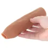 X-tensions Elite Uncut 7 in. Open-Ended Silicone Enhancement Sleeve Tan X-tensions Elite Uncut 7 in. Open-Ended Silicone Enhancement Sleeve Tan