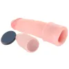 X-tensions Elite 9 in. Silicone Mega Extension Sleeve with Remote-Controlled 3 in. Vibrating Extender Beige X-tensions Elite 9 in. Silicone Mega Extension Sleeve with Remote-Controlled 3 in. Vibrating Extender Beige