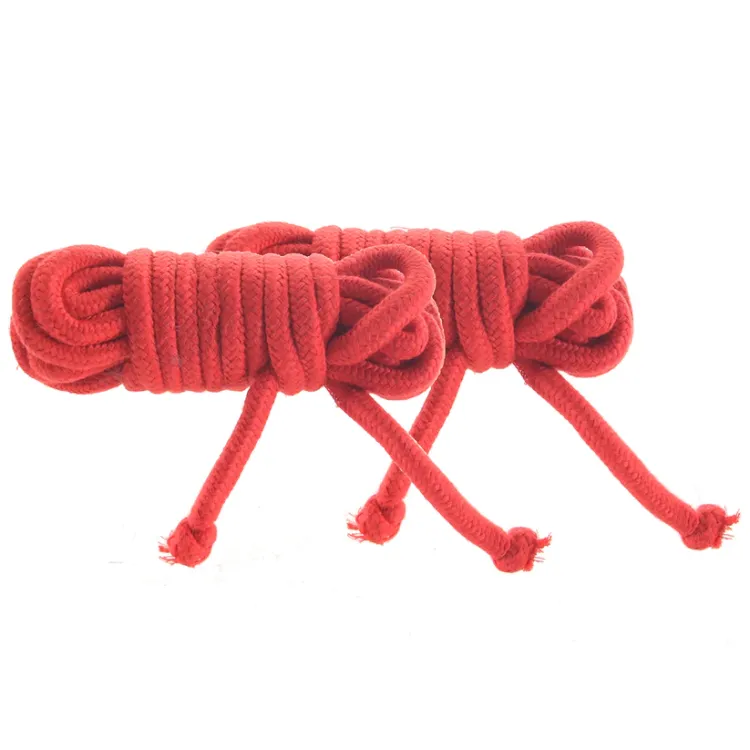 Amor 2-Piece Bondage Rope Set – 15 ft. Each (30 ft. Total) Red