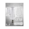 Double Fantasy Dual Entry Stroker Clear Double Fantasy Dual Entry Stroker Clear