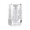 Double Fantasy Dual Entry Stroker Clear Double Fantasy Dual Entry Stroker Clear