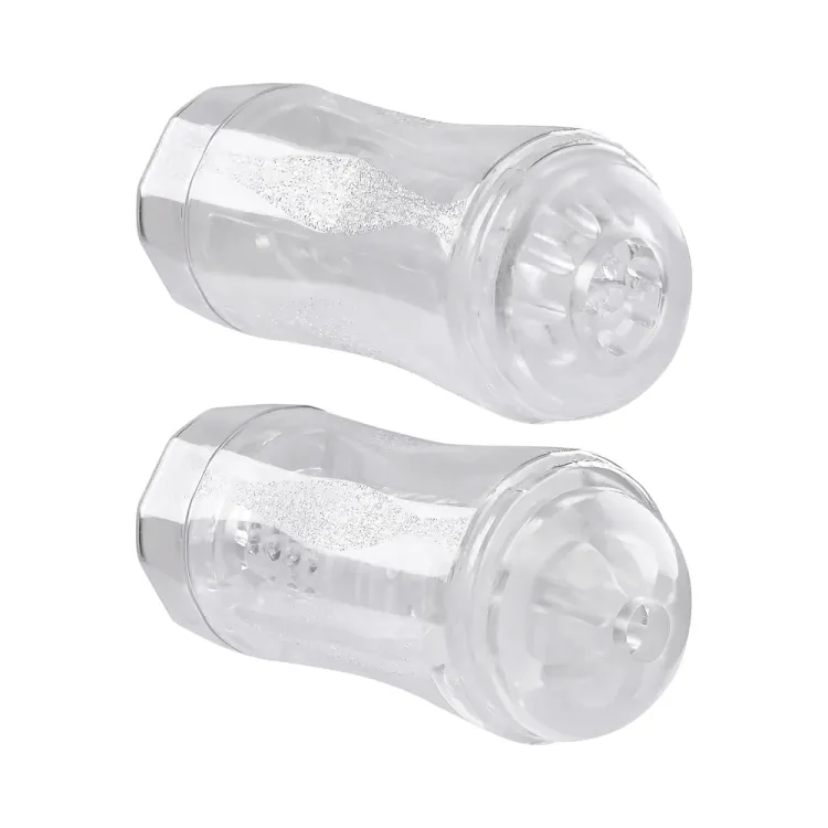 Double Fantasy Dual Entry Stroker Clear Double Fantasy Dual Entry Stroker Clear