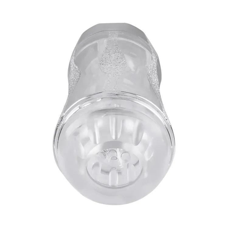 Double Fantasy Dual Entry Stroker Clear Double Fantasy Dual Entry Stroker Clear