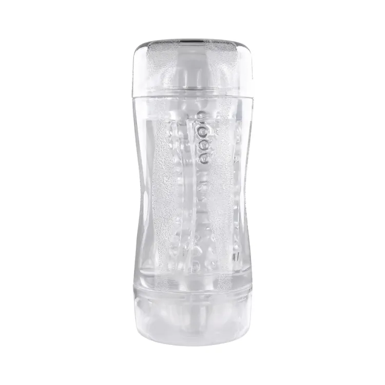 Double Fantasy Dual Entry Stroker Clear Double Fantasy Dual Entry Stroker Clear