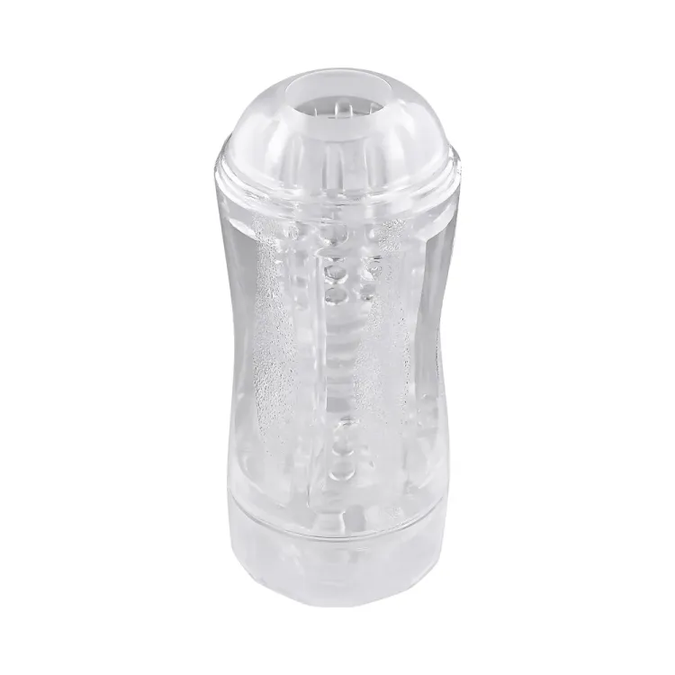 Double Fantasy Dual Entry Stroker Clear Double Fantasy Dual Entry Stroker Clear