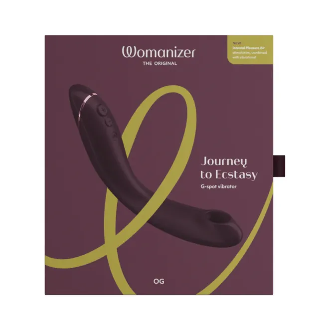 Womanizer OG Pleasure Air G-Spot Stimulator Aubergine