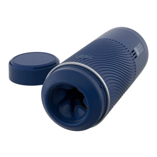 Arcwave Pow Silicone Dual-Entrance Suction Control Male Masturbator Blue