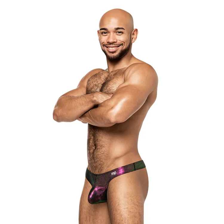 Male Power Hocus Pocus Uplift Bong Thong Purple (84636) | SlipDix.com