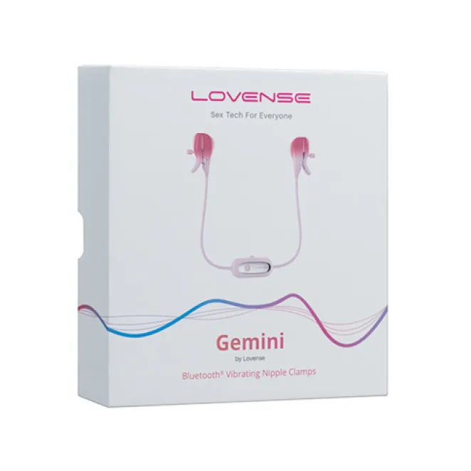Lovense Gemini Bluetooth Vibrating Nipple Clamps