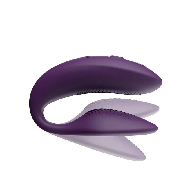 We-Vibe Sync 2 Remote Control and App Rechargeable Couple's Vibrator Purple