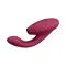 Womanizer Duo 2 Rechargeable Silicone G-Spot and Clitoral Stimulator Wine Red