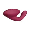 Womanizer Duo 2 Rechargeable Silicone G-Spot and Clitoral Stimulator Wine Red
