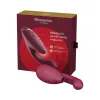 Womanizer Duo 2 Rechargeable Silicone G-Spot and Clitoral Stimulator Wine Red