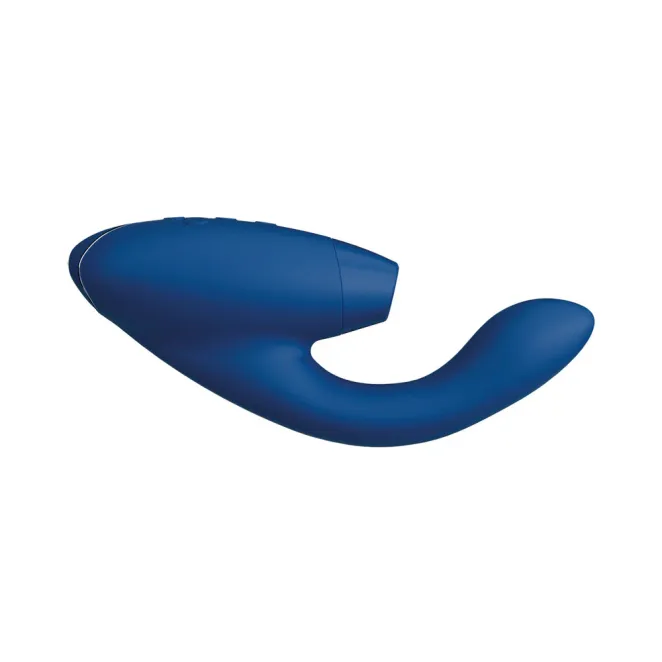 Womanizer Duo 2 Rechargeable Silicone G-Spot and Clitoral Stimulator Blue