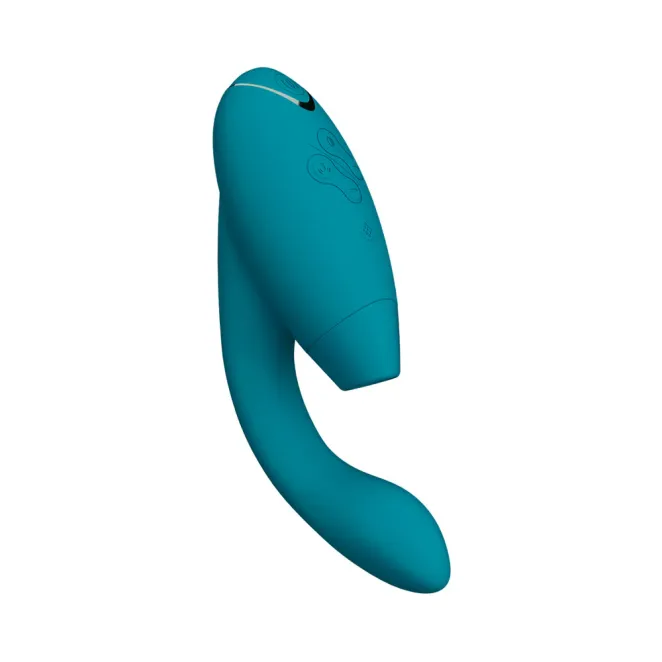 Womanizer Duo 2 Rechargeable Silicone G-Spot and Clitoral Stimulator Teal