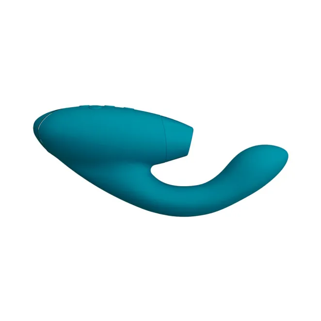 Womanizer Duo 2 Rechargeable Silicone G-Spot and Clitoral Stimulator Teal