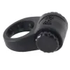 Vibrating Silicone Cock Ring Black Vibrating Silicone Cock Ring Black