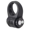 Vibrating Silicone Cock Ring Black Vibrating Silicone Cock Ring Black