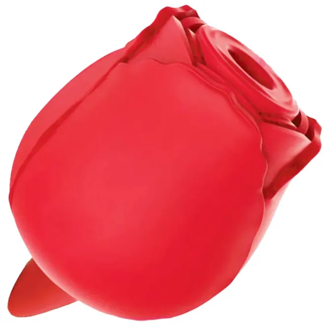 Wild Rose Sucking and Licking Rose Vibrator with Tongue Red