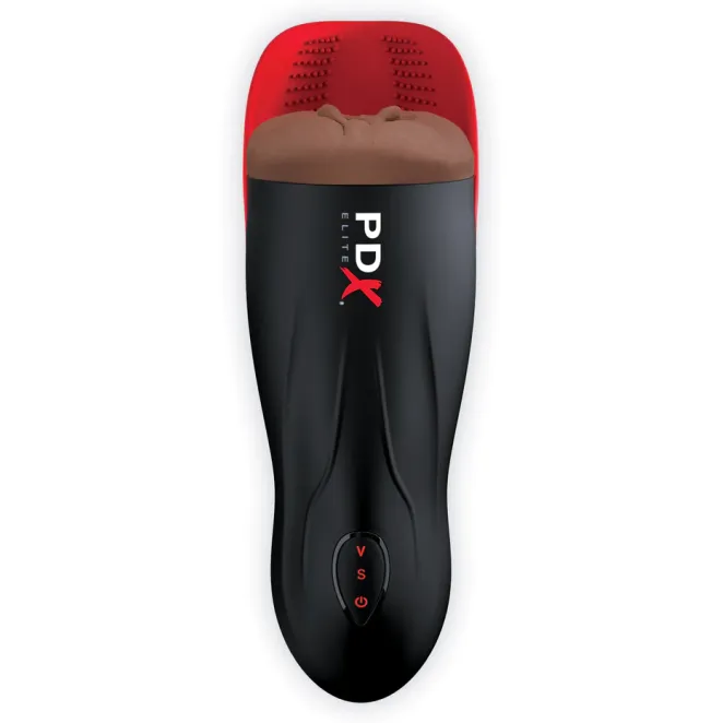 Fuck-O-Matic 2 Vibrating Suction Vagina Stroker Brown
