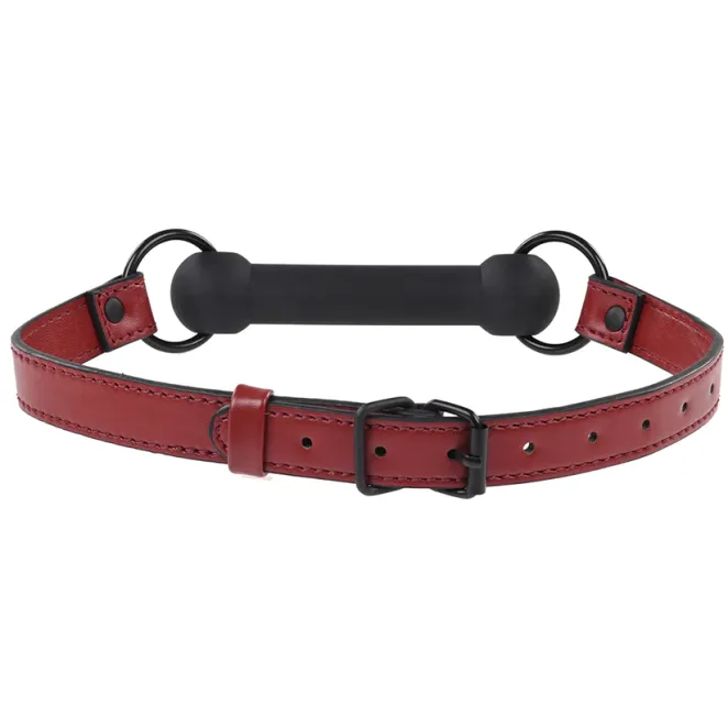 Saffron Silicone Bit Gag with Adjustable Buckle