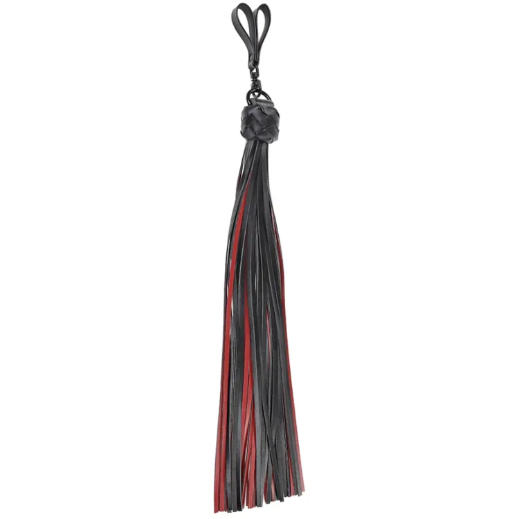 Saffron Finger Flogger with Finger Loop Handle Saffron Finger Flogger with Finger Loop Handle