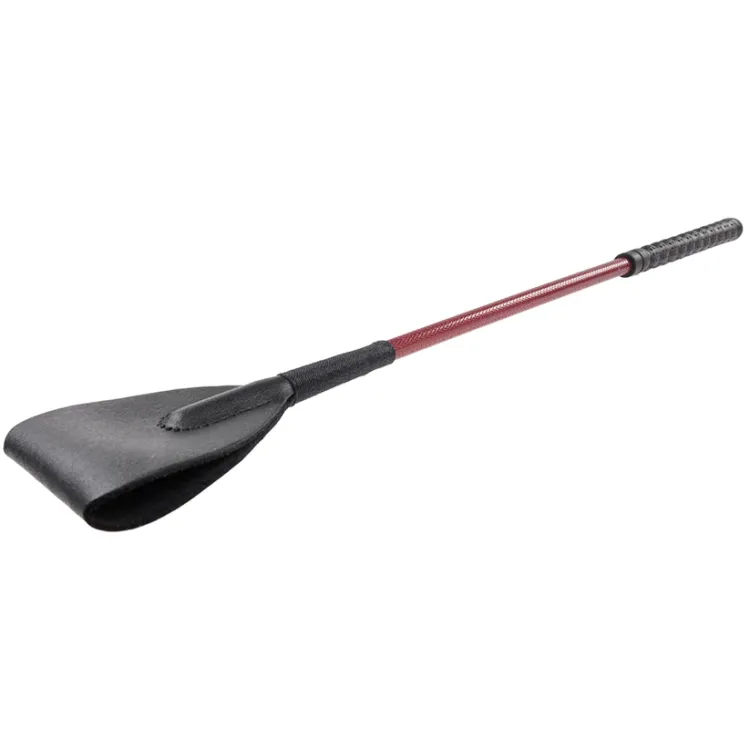 Leather Crop with Rubberized Grip Leather Crop with Rubberized Grip