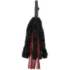 Faux Fur Flogger with Faux Leather Strands Faux Fur Flogger with Faux Leather Strands