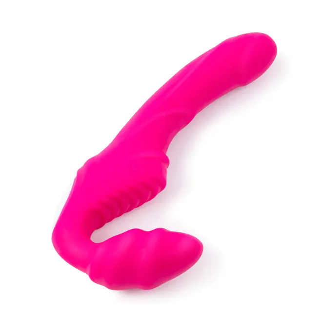 Together Toy Posable Rechargeable Vibrating Strapless Strap-On