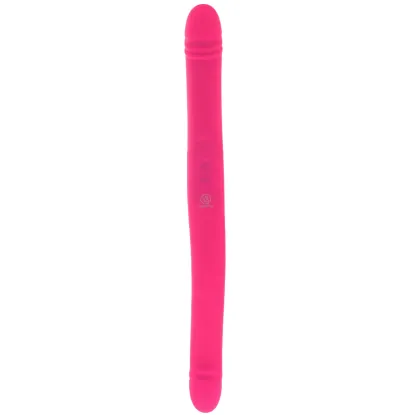 Together Duo Double-Ended Vibrating & Thrusting 17 in. Double Dildo