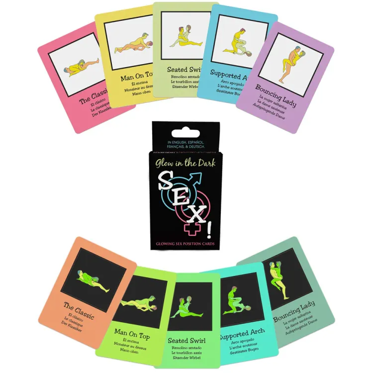Glow-in-the-Dark Sex! Card Game (85188) by Kheper Games | Couples Intimacy Games | SlipDix.com Glow-in-the-Dark Sex! Card Game (85188) | SlipDix.com