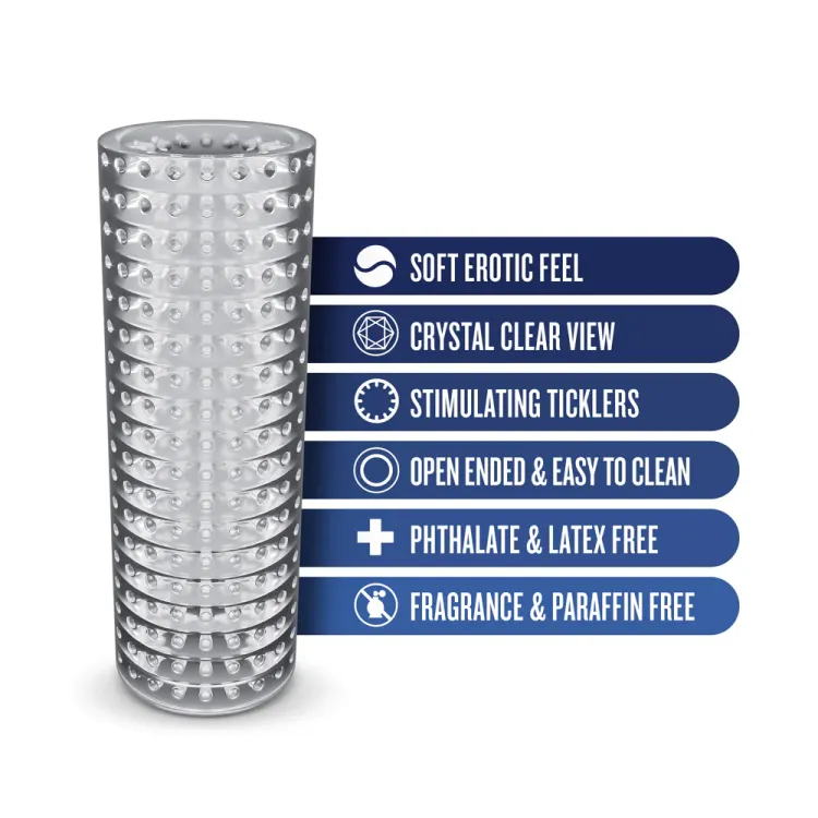 RIZE! Strokez Stimulating Stroker Clear RIZE! Strokez Stimulating Stroker Clear