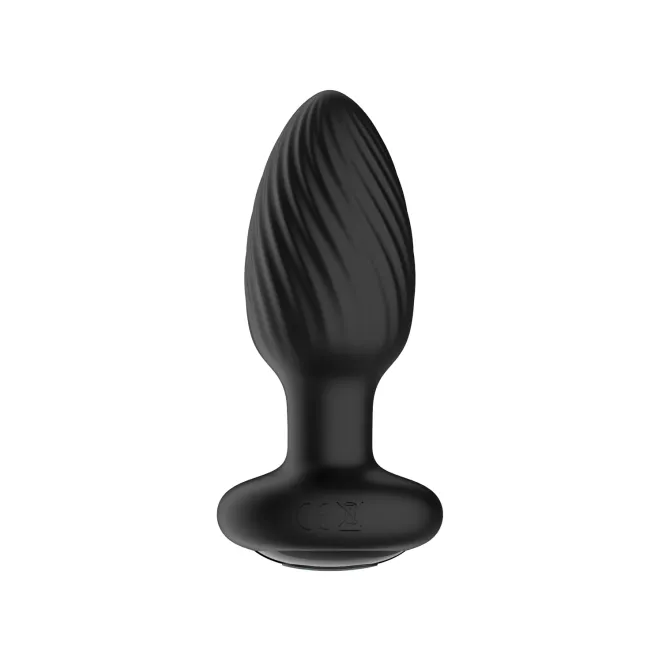 Nexus Tornado Remote-Controlled Rotating & Vibrating Textured Butt Plug