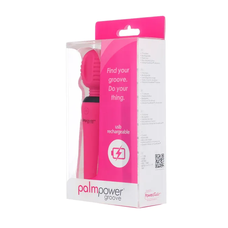 PalmPower Groove Mini Silicone Wand Vibrator