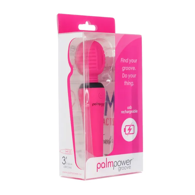 PalmPower Groove Mini Silicone Wand Vibrator