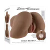 Rear Beauty Remote-Controlled Vibrating Sucking Dual Entry Masturbator Dark