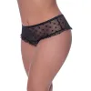 Magic Silk Love Star Skirted Hipster with Open Crotch Panty Black Magic Silk Love Star Skirted Hipster with Open Crotch Panty Black