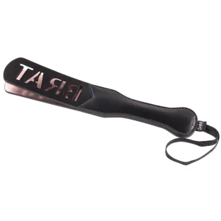 Brat Imprint Paddle Faux Leather Spanking Toy