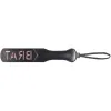 Brat Imprint Paddle Faux Leather Spanking Toy Brat Imprint Paddle Faux Leather Spanking Toy