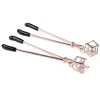 Brat Adjustable Pearl Nipple Clips Brat Adjustable Pearl Nipple Clips