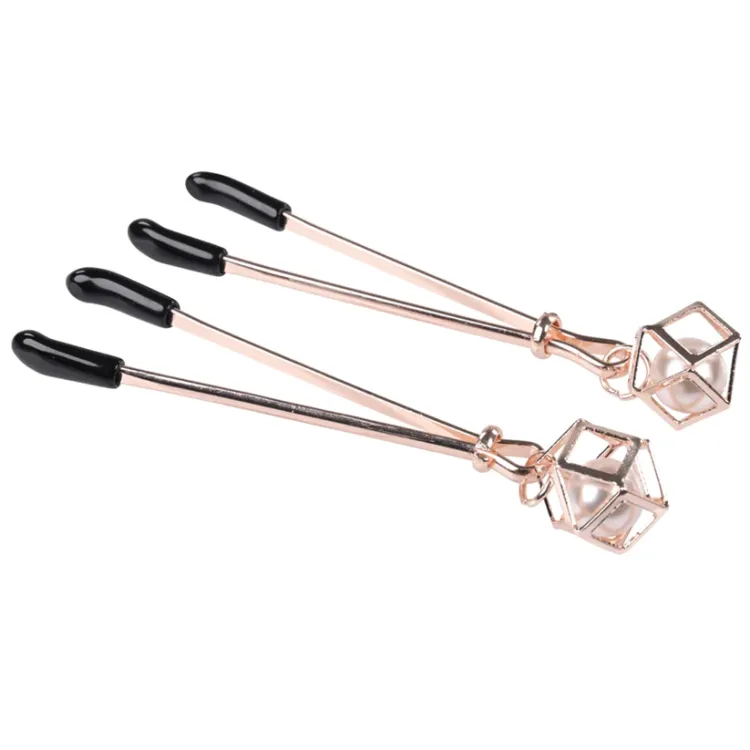 Brat Adjustable Pearl Nipple Clips Brat Adjustable Pearl Nipple Clips