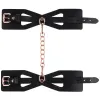 Brat Faux Leather Handcuffs & Rose Gold Chain Brat Faux Leather Handcuffs & Rose Gold Chain